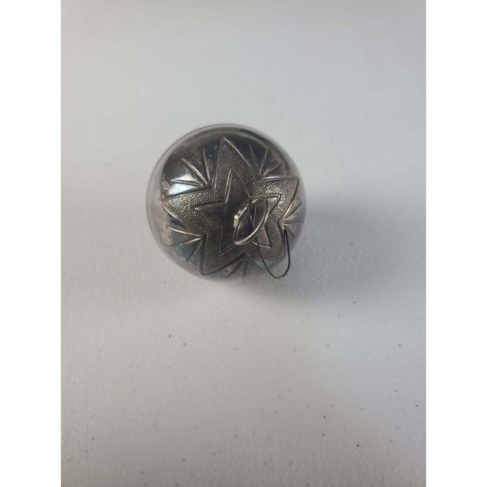 Christmas Silver Bell Ornament Denmark Jorgen Steffensen Silverplate